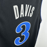 2025 Mavericks DAVIS #3 Black NBA Jersey