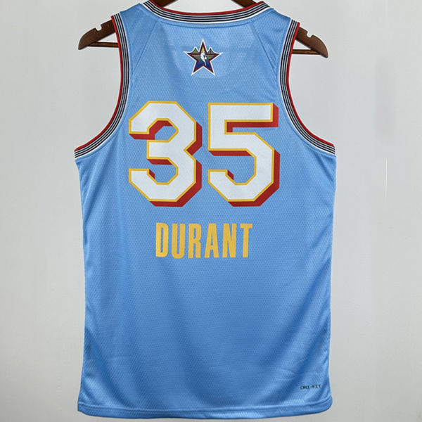 2025 ALL-STAR DURANT #35  Baby Blue NBA Jerseys