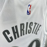 2025 Mavericks CHRISTIE #00 White City Edition NBA Jersey
