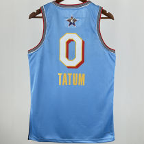 2025 ALL-STAR TATUM # 0  Baby Blue NBA Jerseys