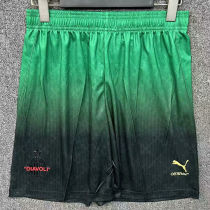 2025 AC Milan 4Th Grren Black Shorts Pants