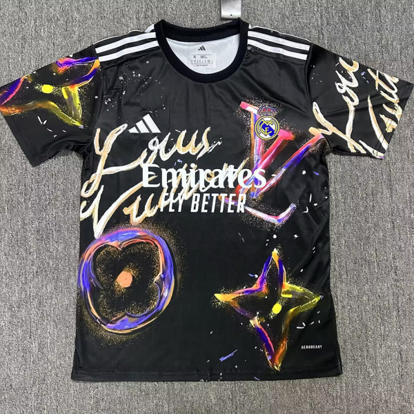 2025 RM Special Edition Black Fans Soccer Jersey