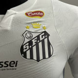 2024/25 Santos Home White Player Version Jersey （ALL PATCH)全广告