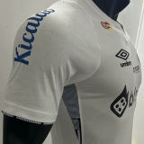 2024/25 Santos Home White Player Version Jersey （ALL PATCH)全广告
