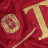 2025 BFC 125th Anniversary Edition Red Player Version  Long Sleeve Jersey