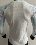 2025/26 In Milan Away White Player Version Long Sleeve Soccer Jersey