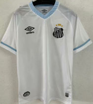 2025/26 Santos 1:1 Quality Home White Fans Soccer Jersey
