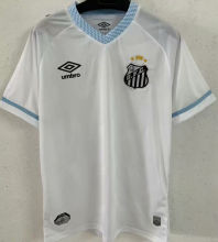 2025/26 Santos 1:1 Quality Home White Fans Soccer Jersey