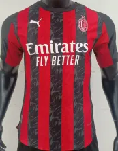 2025/26 AC Milan Home Player Version Soccer Jersey
