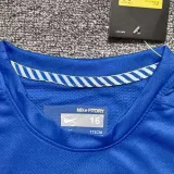 2008/09 M Utd Third Blue Retro Kids Long Sleeve Soccer Jersey 长袖