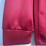 2017/18 Roma Home Red Retro Long Sleeve Soccer Jersey