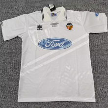 1999/2000 Valencia Home White Retro Soccer Jersey