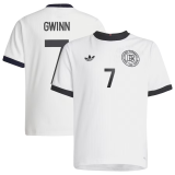 2025 Germany 125Th White Player Version Long Sleeve Soccer Jersey