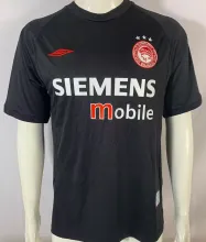 2004/05 Olympiacos Away Blalck Retro Soccer Jersey 奥林匹亚科斯
