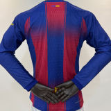 2025/26 BA Home Player Version Long Sleeve Soccer Jersey