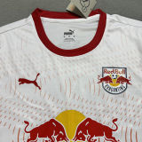 2025/26 Red Bull Bragantino Home White Fans Soccer Jersey  布拉甘红牛