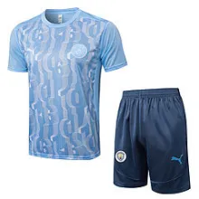 2025/26  Man City Light Blue Training Jersey(A Set)