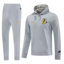 2025/26 M Utd Grey Hoody Zipper Jacket Windbreaker