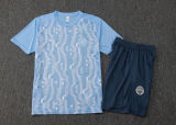 2025/26  Man City Light Blue Training Jersey(A Set)