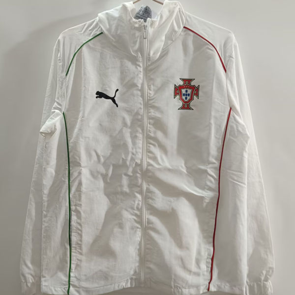 2025/26 Portugal White Windbreaker