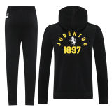 2025/26 JUV Black Hoody Zipper Jacket Windbreaker