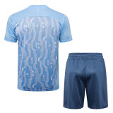 2025/26  Man City Light Blue Training Jersey(A Set)