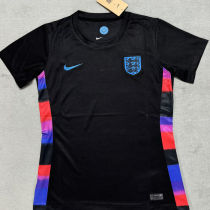 2025/26 England Away Black Women Soccer Jersey 女