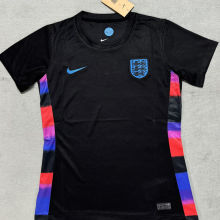 2025/26 England Away Black Women Soccer Jersey 女