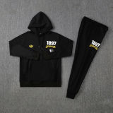 2025/26 JUV Black Hoody Zipper Jacket Windbreaker
