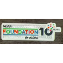 UEFA FOUNDATION 10 YEARS 10周年公平条  (You can buy it alone OR tell us which jersey to print it on. )