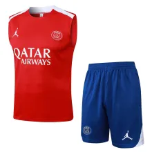2025/26 PSG Red Vest Training Jersey(A Set)