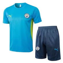 2025/26 Man City Blue Vest Training Jersey(A Set)