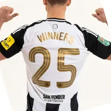 WINNERS #25 Newcastle 1:1 Quality Home Fans Jersey 2024/25（SAM FENDER People Watching有号下广告）★★