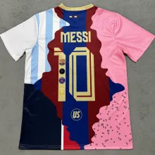 MESSI #10 Combine Version Fans Soccer Jersey