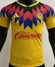 2025/26 Club America Home Yellow Player Version Soccer Jersey