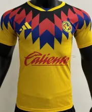 2025/26 Club America Home Yellow Player Version Soccer Jersey