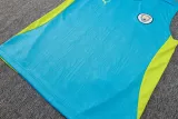 2025/26 Man City Blue Vest Training Jersey(A Set)