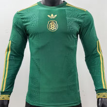 2025 Mexico Green Special Edition Player Version Long Sleever Jersey