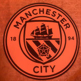 2025/26 Man City Orange Player Version Soccer Jersey