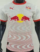 2025/26 Red Bull Bragantino Home White Player Version Soccer Jersey  布拉甘红牛