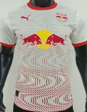2025/26 Red Bull Bragantino Home White Player Version Soccer Jersey  布拉甘红牛