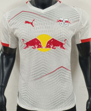 2025/26 RB L Home White Player Version Soccer Jersey  莱比锡红牛
