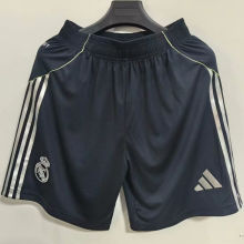 2025/26 RM Third Black Player Version Shorts Pants 球员版