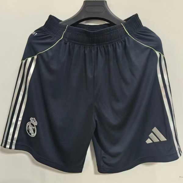 2025/26 RM Third Black Player Version Shorts Pants 球员版