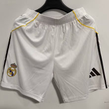 2025/26 RM Home White Player Version Shorts Pants 球员版