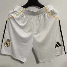 2025/26 RM Home White Player Version Shorts Pants 球员版