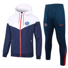 2025/26 PSG White Sapphire Blue Windbreaker （A Set）