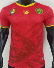 2025/26 Cameroon Away Red Player Version Soccer Jersey