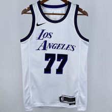 Lakers DONCIC #77 White City Edition NBA Jerseys
