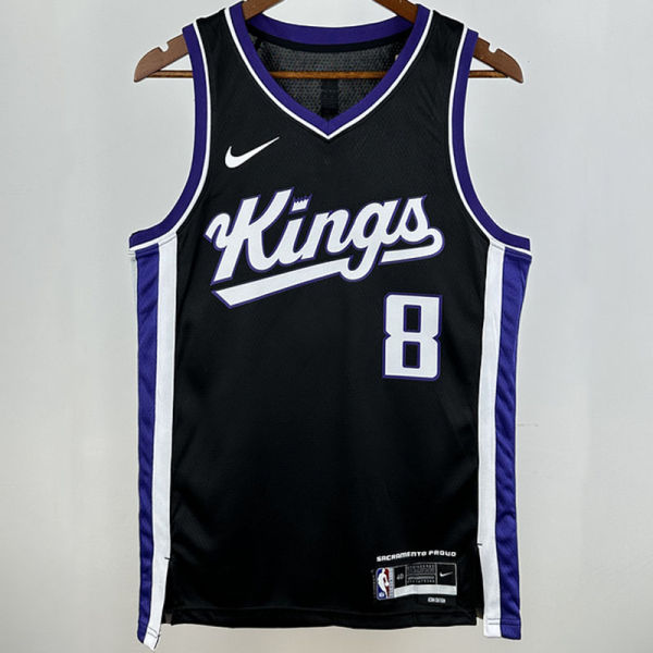 2025 Kings LAVINE #8 Black NBA Jerseys